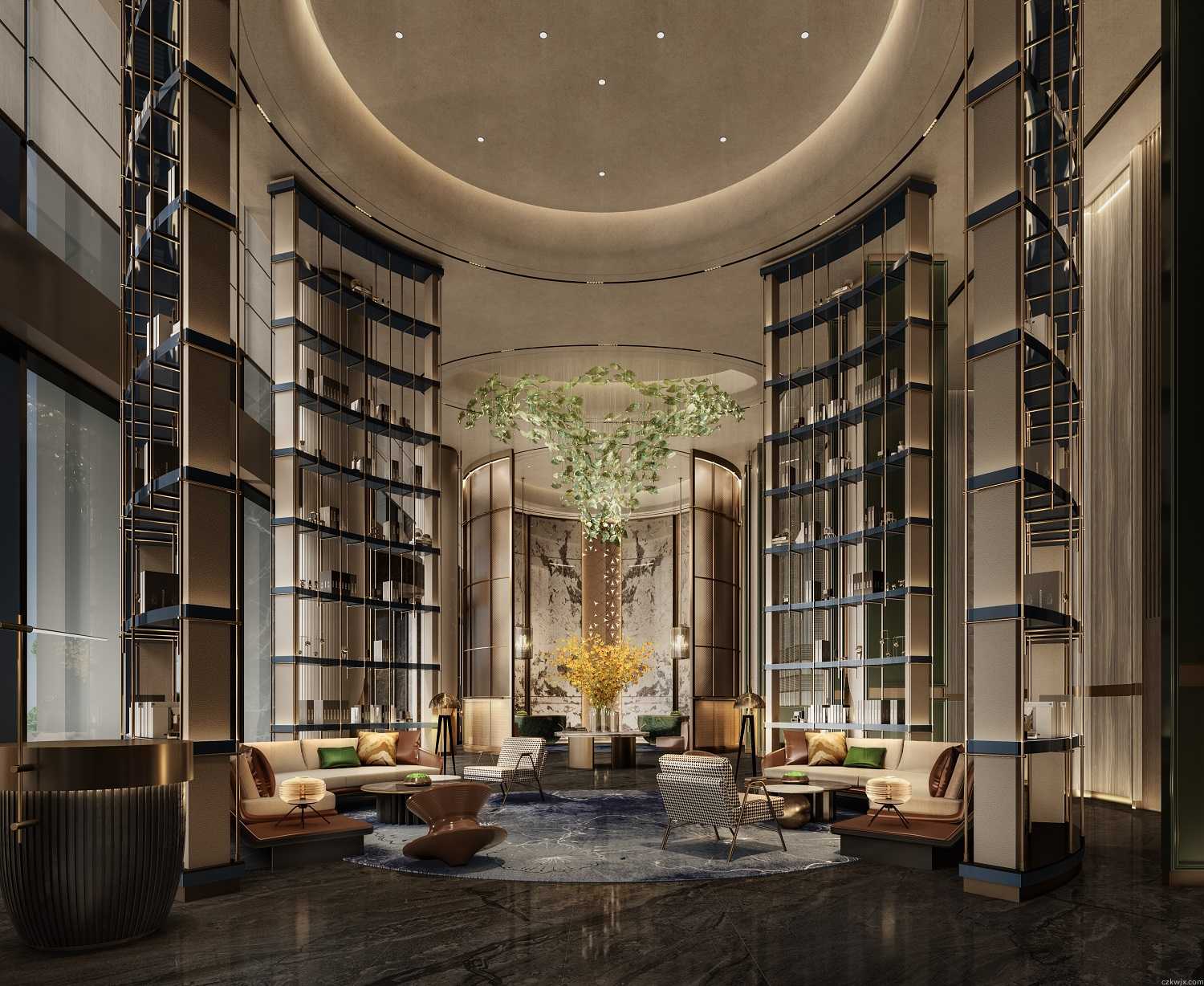 廣州黃埔希爾頓酒店裝修設計效果圖案例